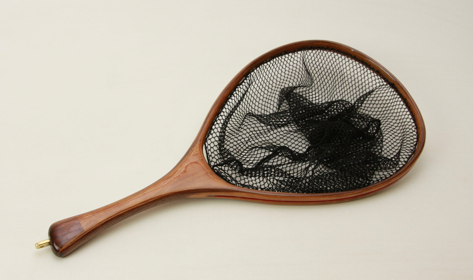 Medium sized Landing Net in Cherry & Walnut