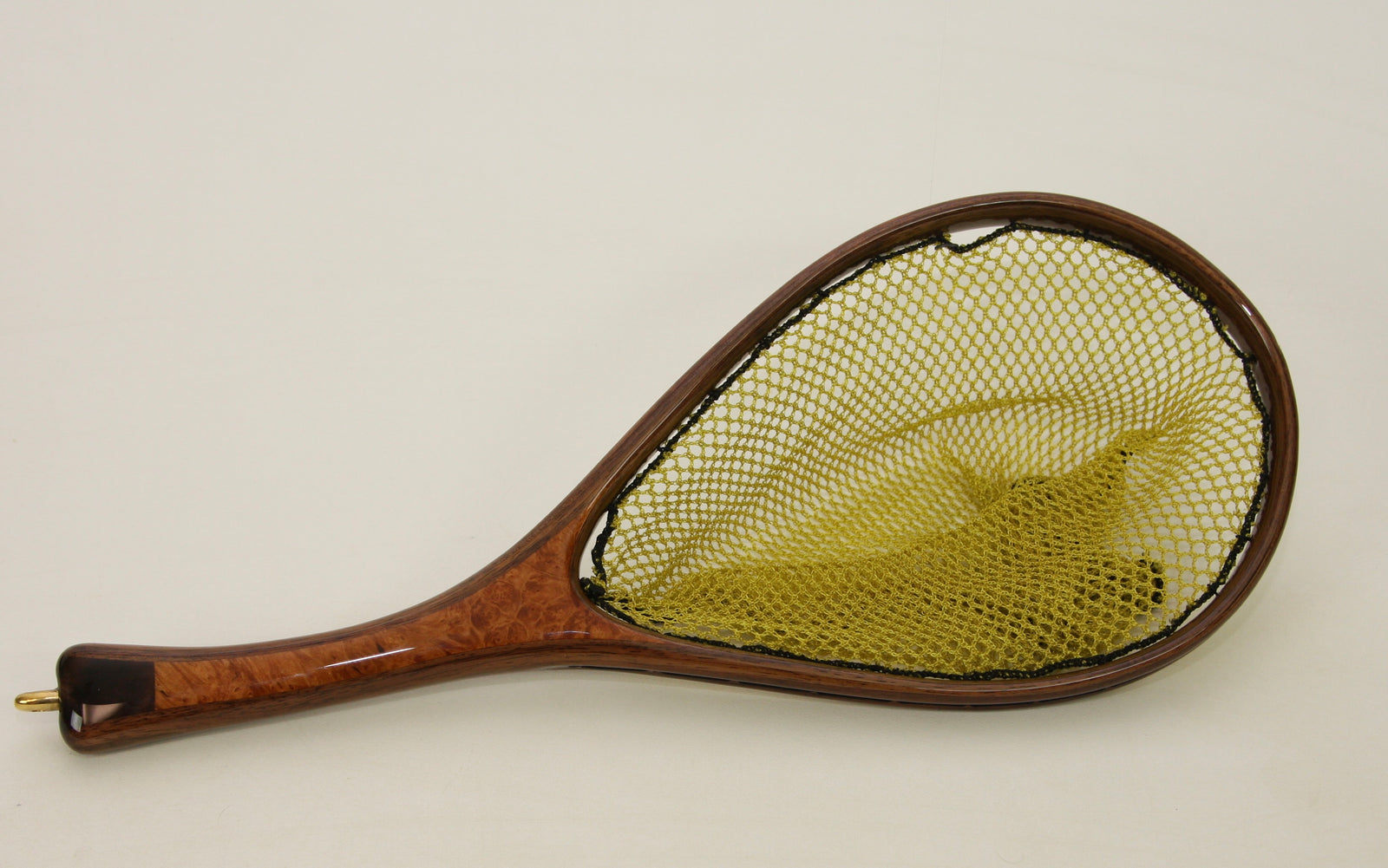 Small Brook Trout Net in Walnut and Burl.