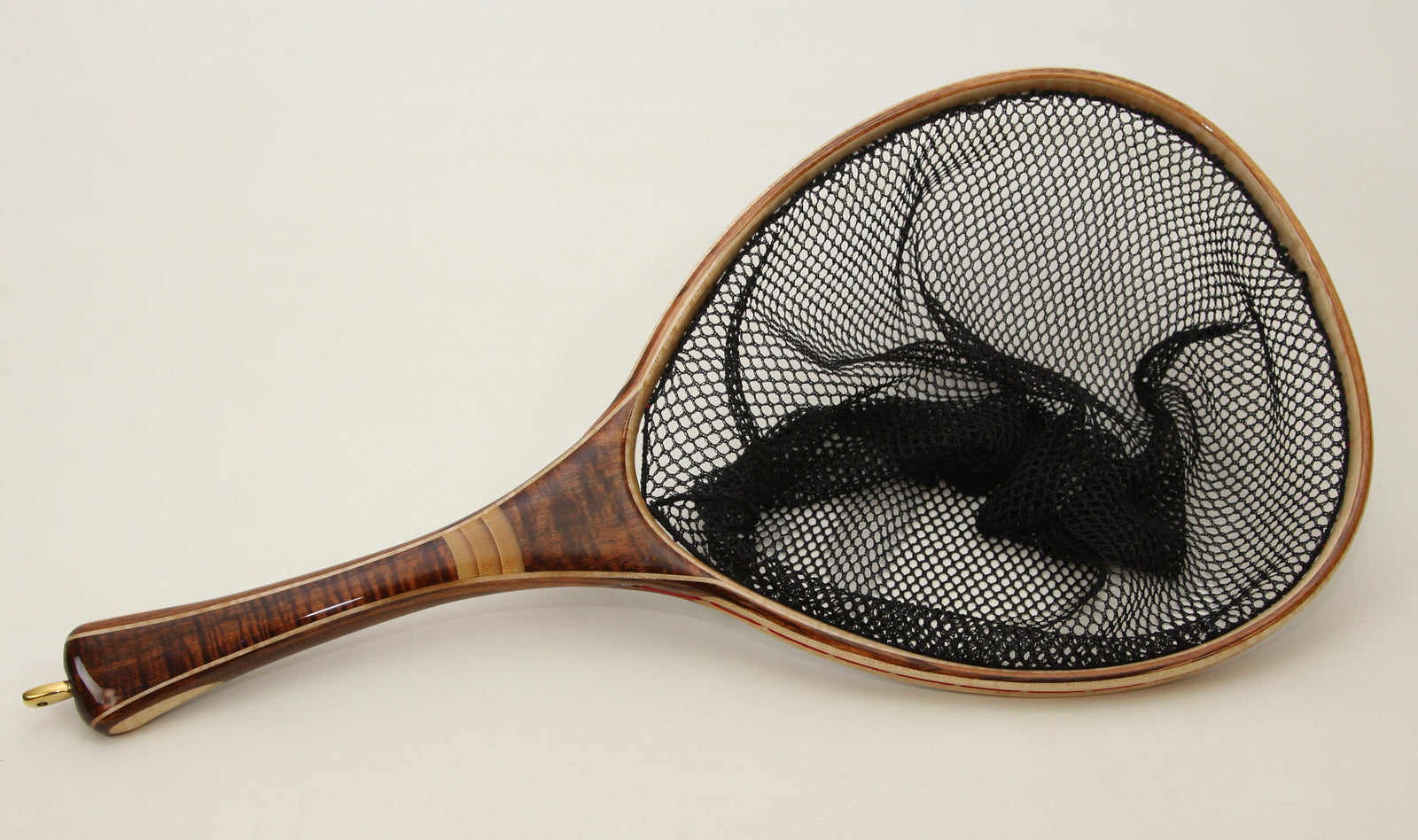 Medium sized Landing Net Layered Bamboo and Koa
