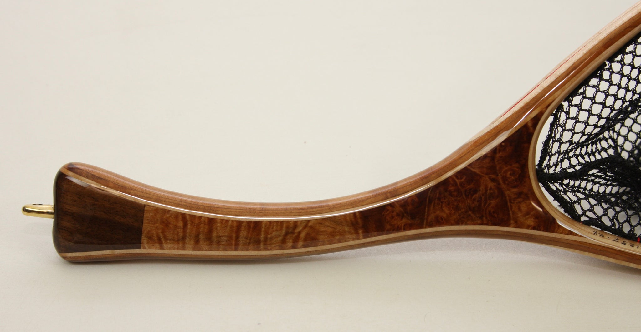beautiful net fishing Medium sized, Custom Wooden Landing Net with Beautiful Burl