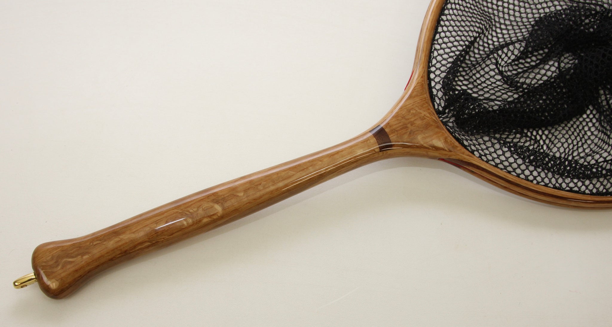 Small Tenkara landing net: Curly white oak and maple - Nets that Honor the Fish Small Tenkara landing net: Curly white oak and maple - Nets that Honor the Fish