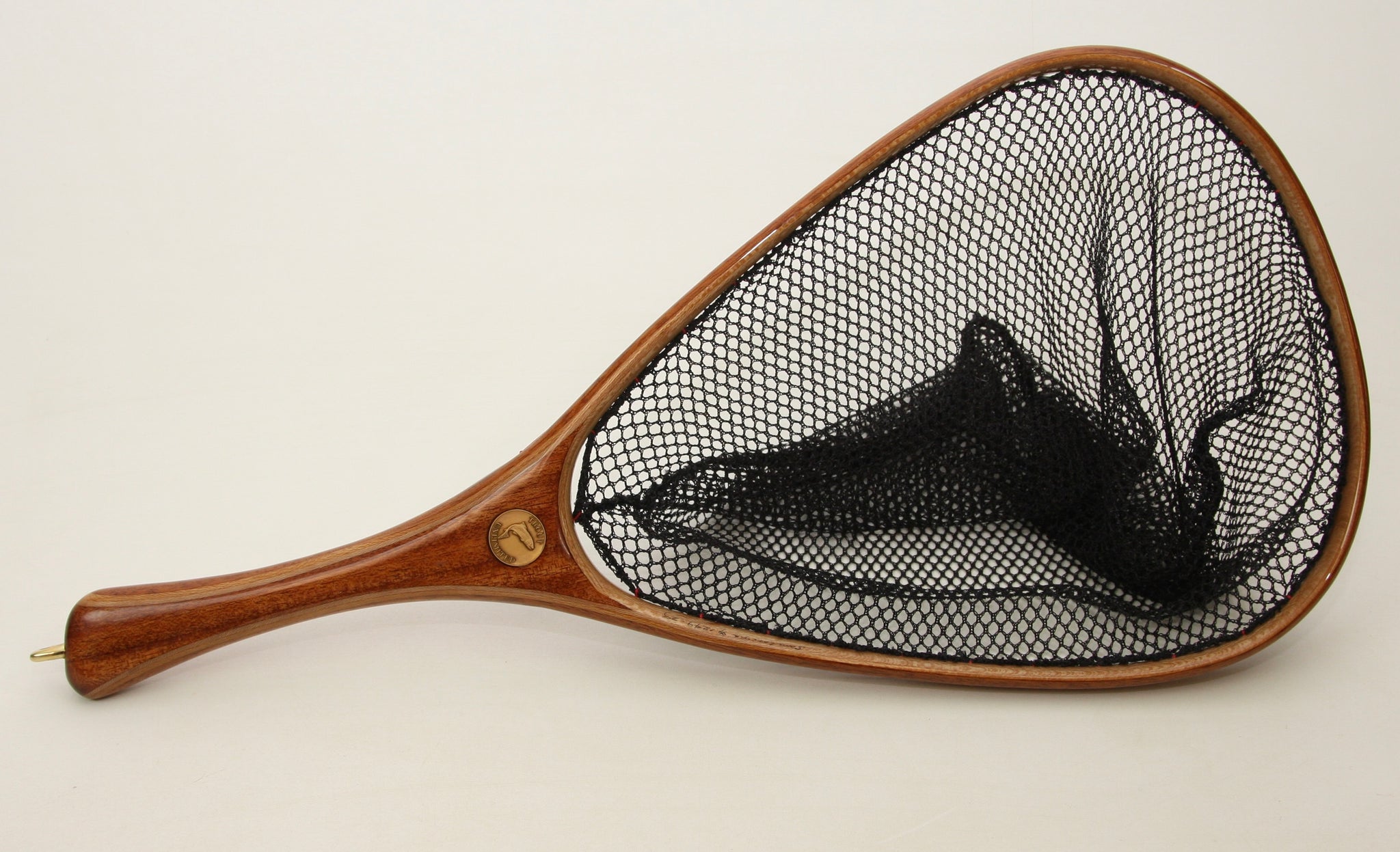 Fly Neg Medium sized custom Fly Fishing Landing Net with Unique hardwoods ...