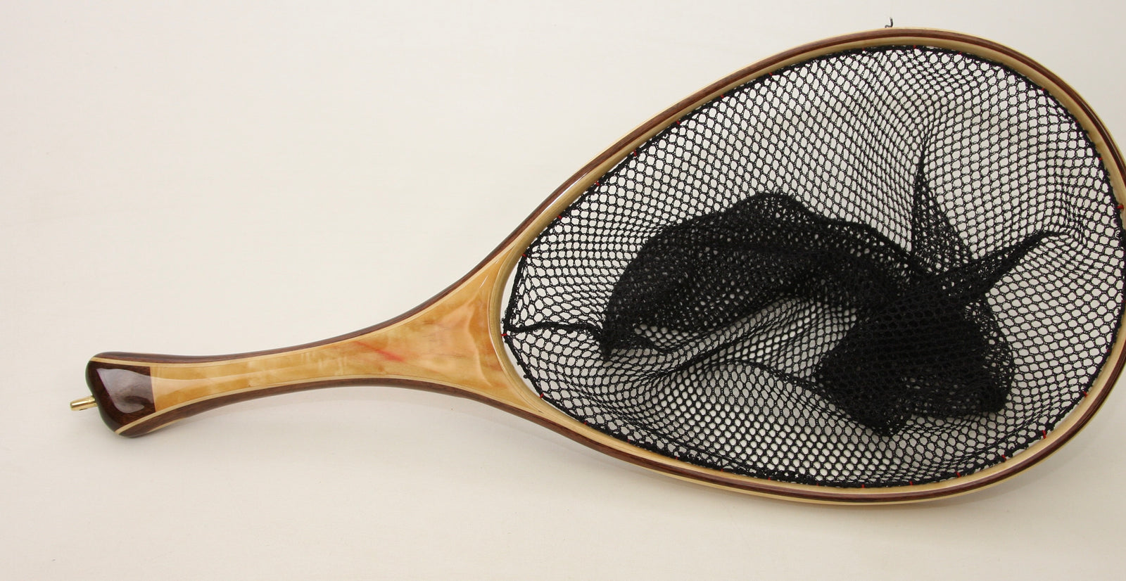 Medium landing net: Select Box Elder and Walnut