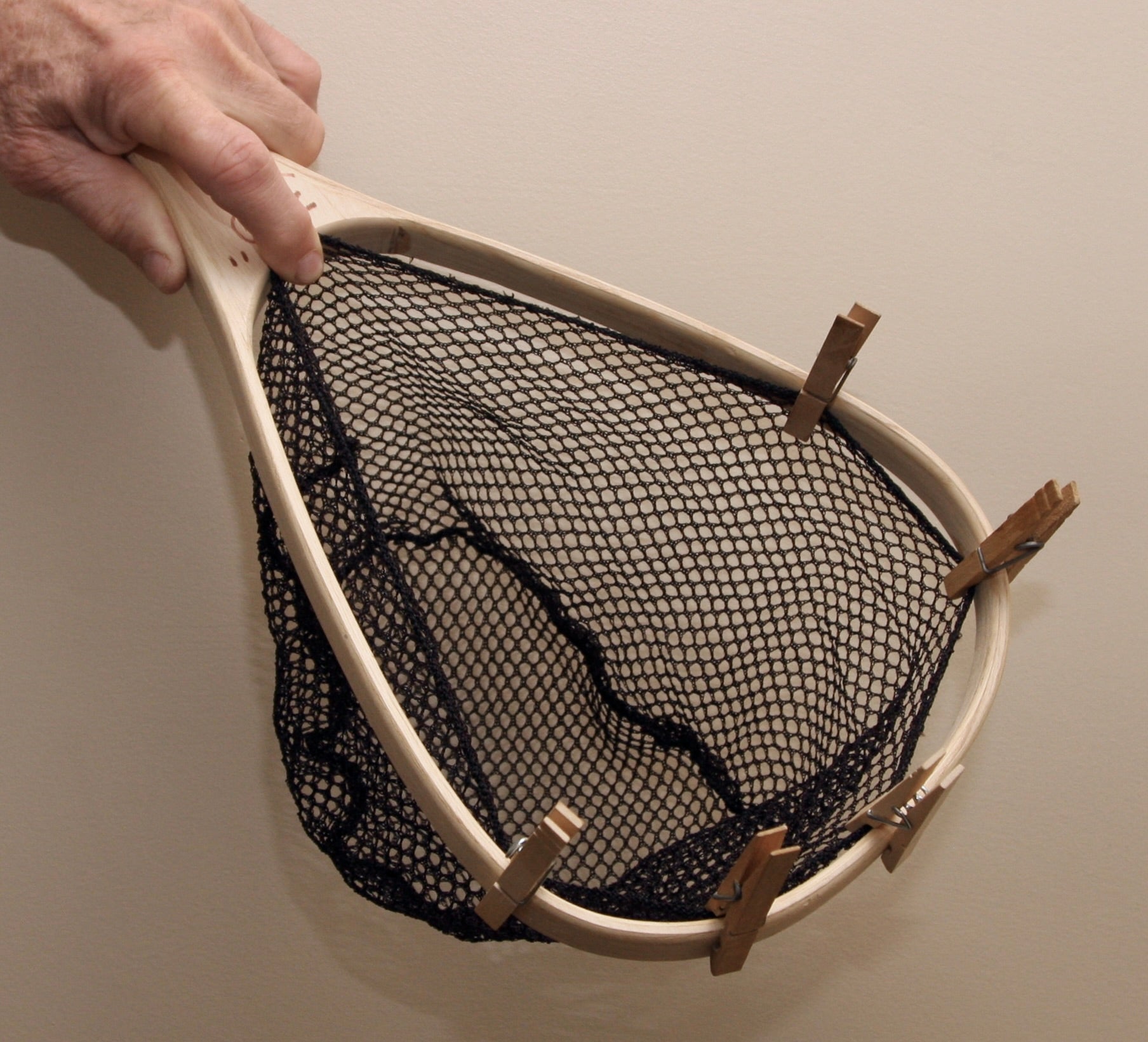 best net for tenkara fishing American Tenkara, A smaller wooden landing elegant The netting hoop is large enough for a bigger trout in the 16 inch range Modifications to My Handy Pak