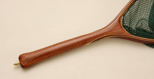 Small Tenkara-style wooden landing net: Mahogany and Maple