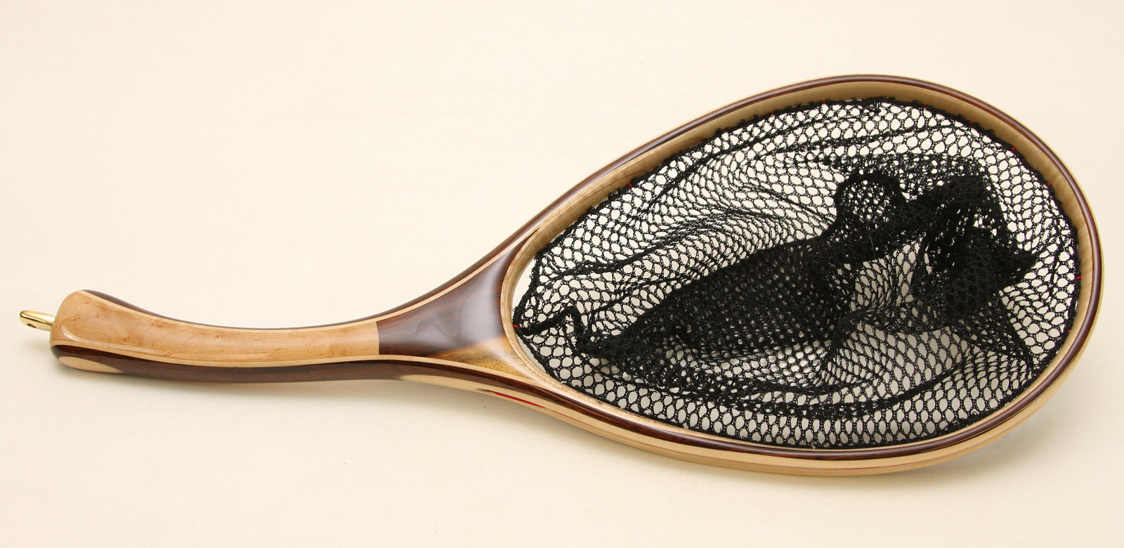 Small landing net in Maple and Texas ebony