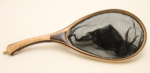 Small landing net in Maple and Texas ebony