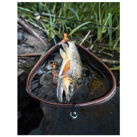 best trout fishing nets Small Brook Landing Net: Cherry and Red Elm The floating trout net family allows anglers to practice proper catch and release The Best Landing Nets to
