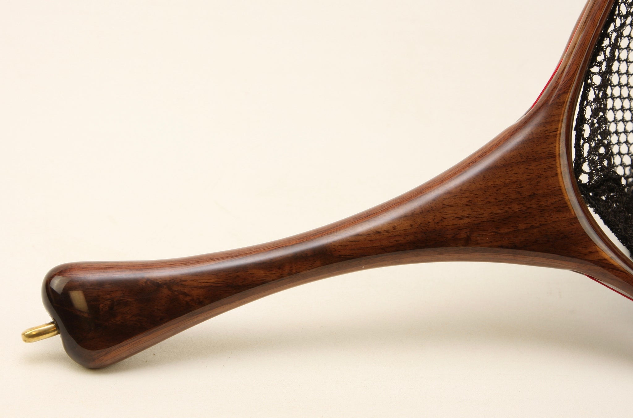 Small circular hoop Landing Net in Walnut: The Friars Frying Pan - Nets ...