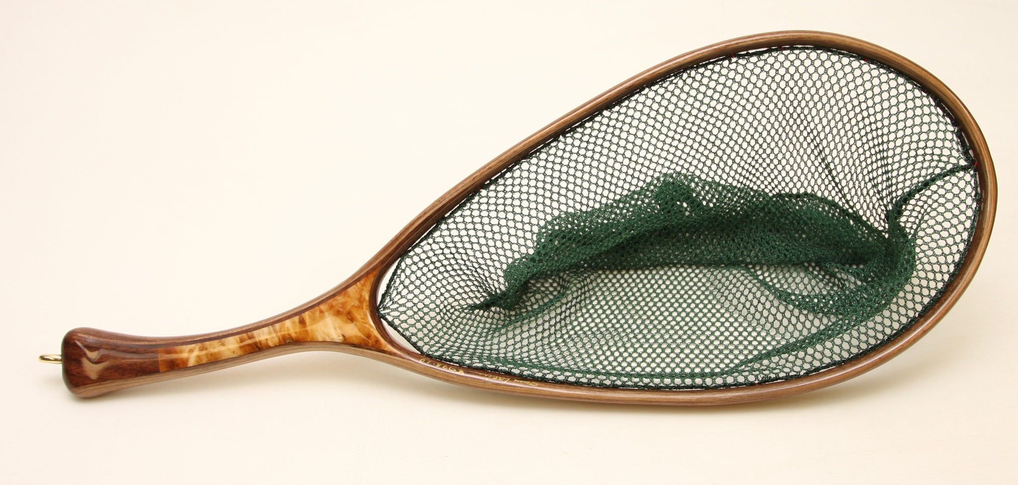Medium sized, Custom Wooden Landing Net with Beautiful Burl - Nets that  Honor the Fish