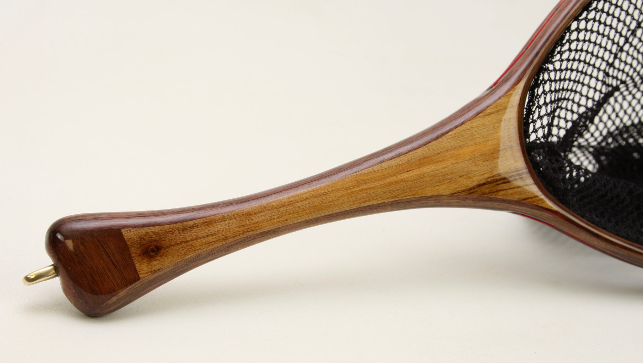 Medium sized Fly Fishing Landing Net: Spalted Maple and Walnut