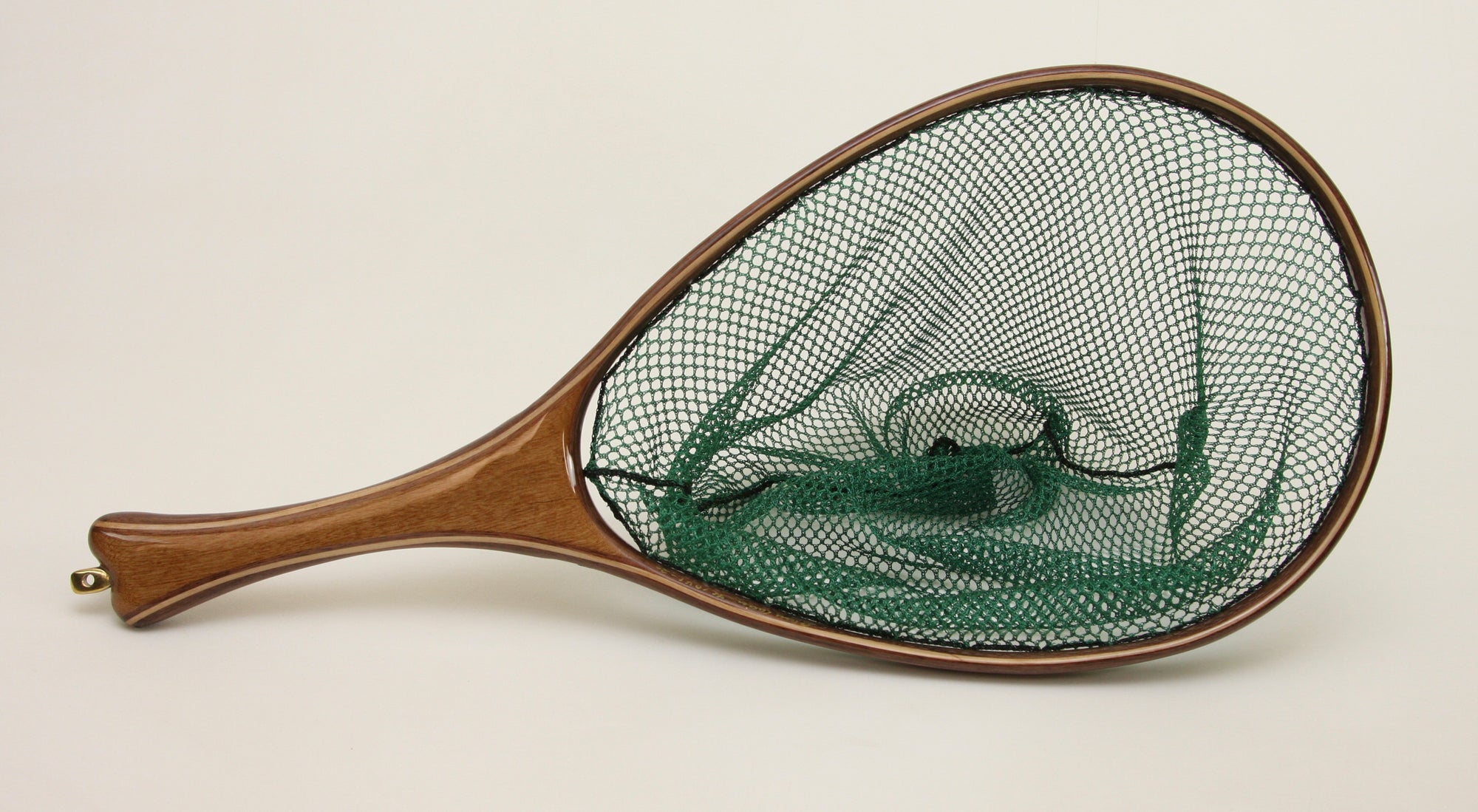 Medium sized Fly Fishing Net: Catalpa and Walnut
