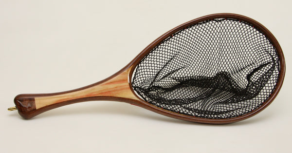 Small Brook Trout Landing Net: Cherry and Red Elm - Nets that