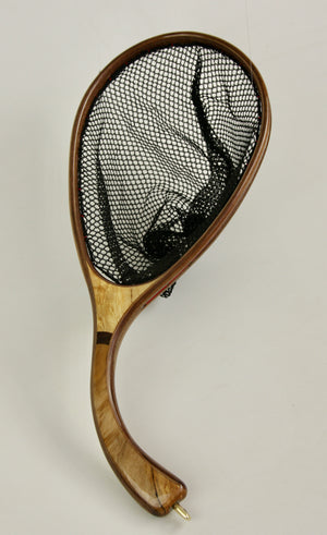 Small sized Fly Fishing Landing Net in Spalted Maple and Walnut