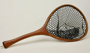 Large Fly Fishing Net: Mahogany and Mixed woods