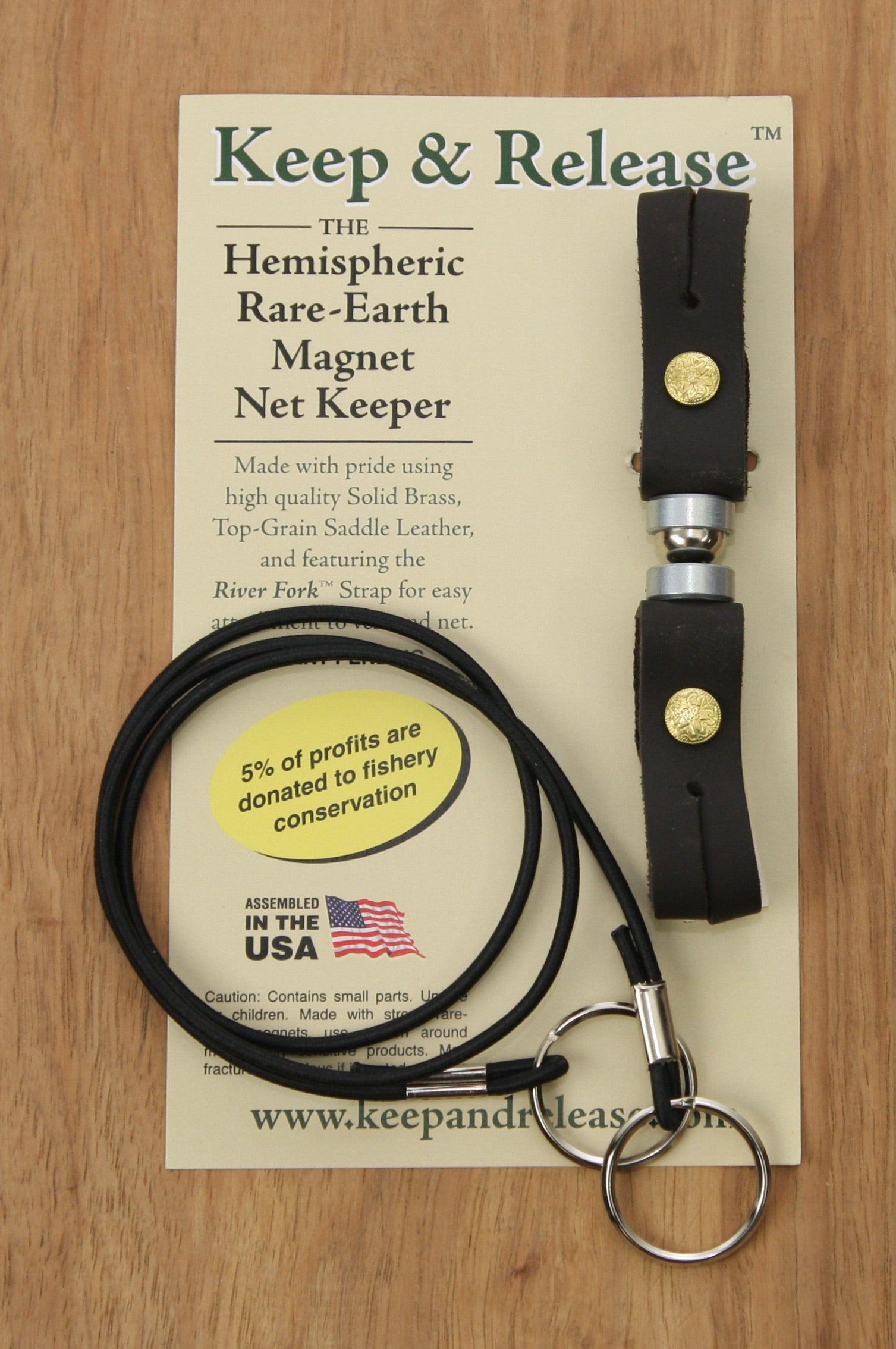 The original Keep and Release Hemispheric Magnetic Net Keeper